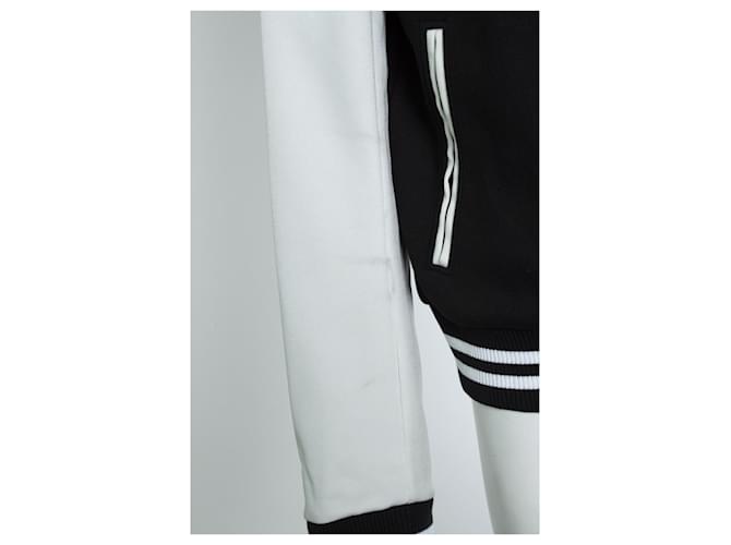 Giacca bomber nera e bianca Balmain Multicolore - vista 10