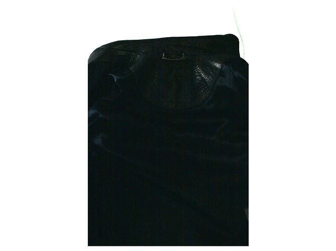 Chaqueta de biker de cuero negro con textura Philipp Plein - vista 5