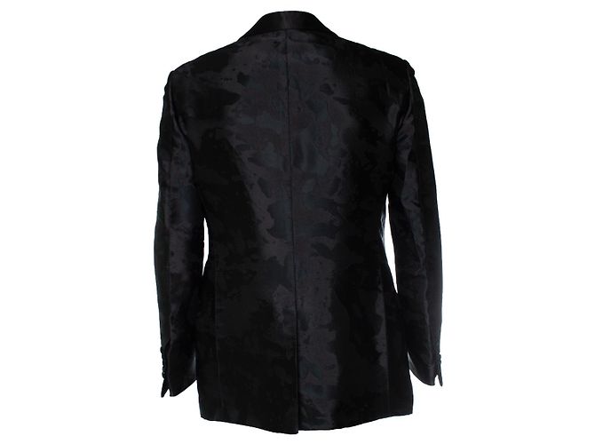 Blazer camouflage nero Tom Ford - vista 3