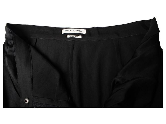 Isabel Marant Etoile Isabel Marant Étoile, falda drapeada en negro - vista 7