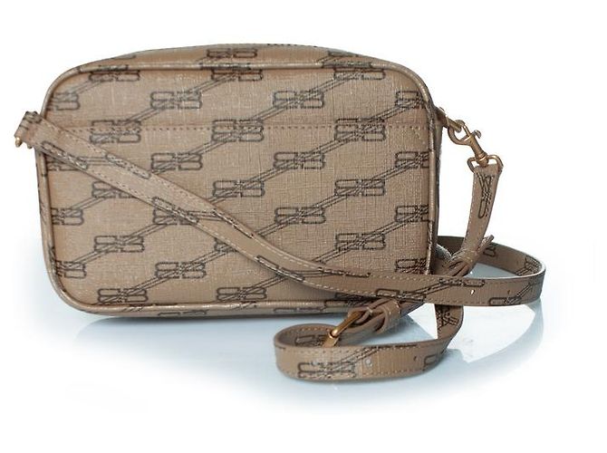 Camera Borsa a tracolla con monogramma BB di Balenciaga in beige Marrone - vista 4