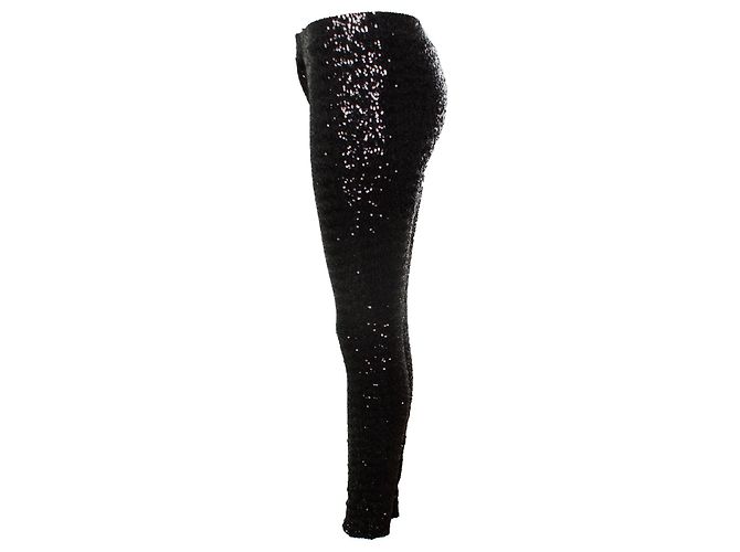 Isabel Marant, Paillettenhose in Schwarz - Ansicht 2