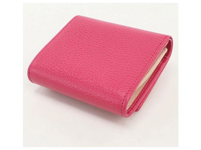 Carteira dobrável GUCCI 598587 em rosa - vista 2