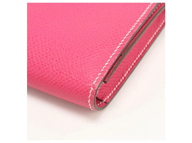 Hermès Langbörse mit Münzfach Pink - Ansicht 5