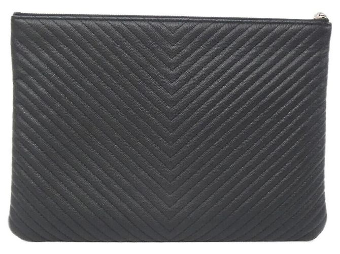 Bolso de mano Chanel Timeless Classic Line 82199 Negro - vista 2
