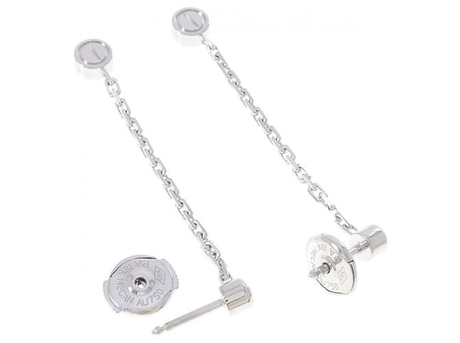 Pendientes Love en Oro Blanco Cartier - vista 3