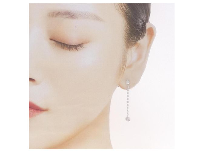 Pendientes Love en Oro Blanco Cartier - vista 4