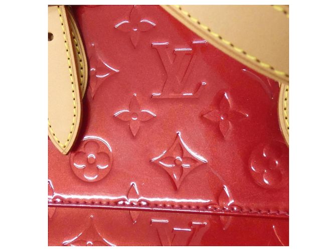Borsa Louis Vuitton Vernis Rosewood Avenue Rosso - vista 5