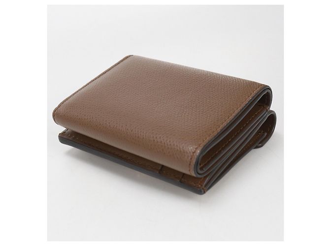 Fendi Tri-fold Wallet in Brown Leather - view 2