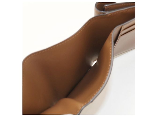 Fendi Tri-fold Wallet in Brown Leather - view 4