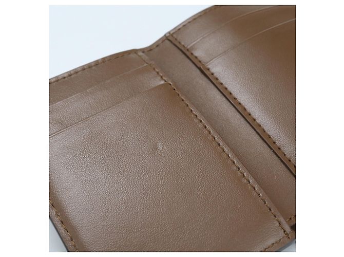 Fendi Tri-fold Wallet in Brown Leather - view 6