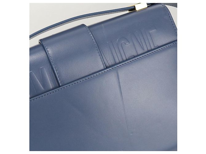 Borsa a spalla in pelle blu Christian Dior - vista 7