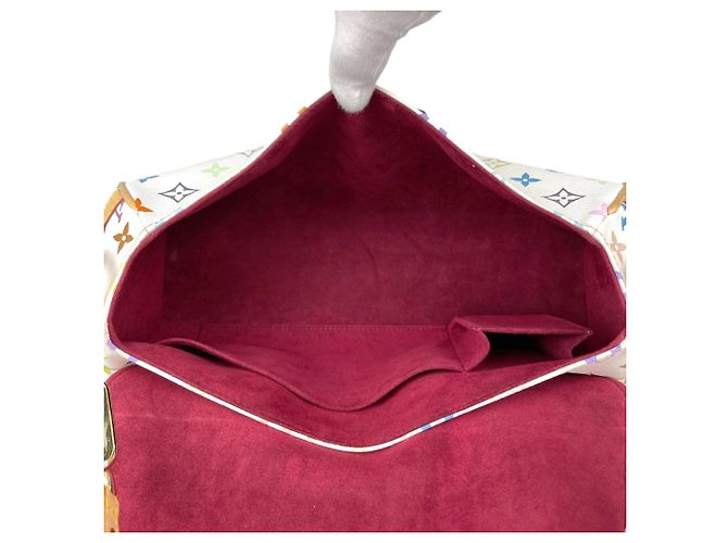 Borsa a Spalla Beverly MM di Louis Vuitton Bianco - vista 12