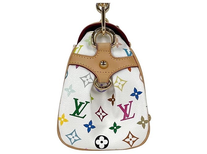 Borsa a Spalla Beverly MM di Louis Vuitton Bianco - vista 4