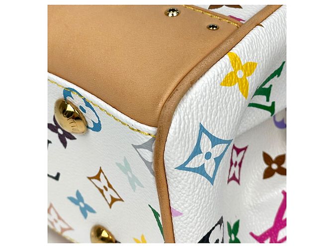 Borsa a Spalla Beverly MM di Louis Vuitton Bianco - vista 6