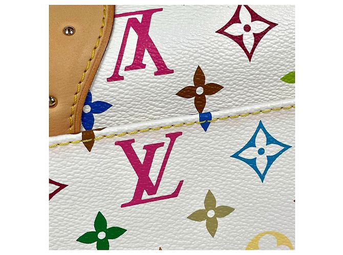 Borsa a Spalla Beverly MM di Louis Vuitton Bianco - vista 7