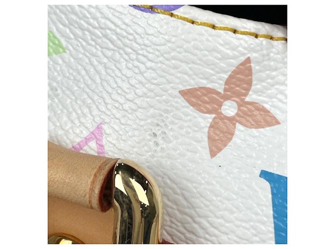 Borsa a Spalla Beverly MM di Louis Vuitton Bianco - vista 8