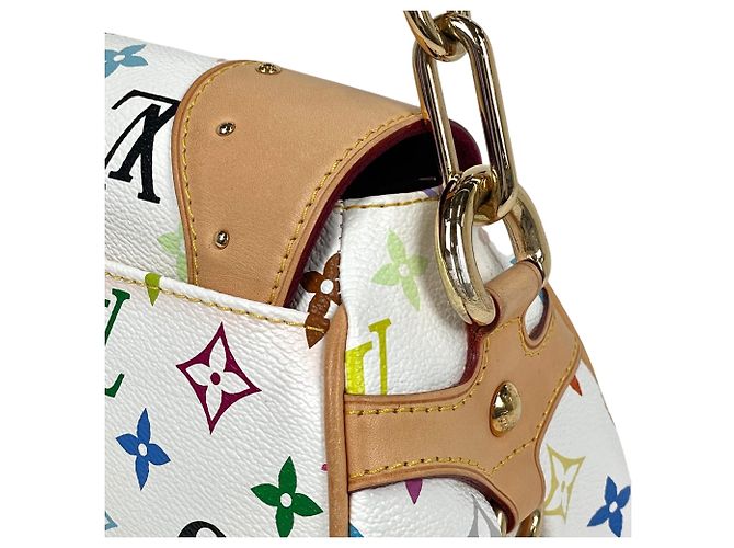 Borsa a Spalla Beverly MM di Louis Vuitton Bianco - vista 9