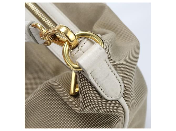Beige Canvas Tote Bag von Prada - Ansicht 4