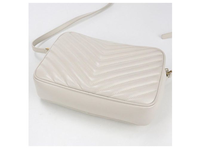 Borsa a tracolla Saint Laurent Bianco - vista 2