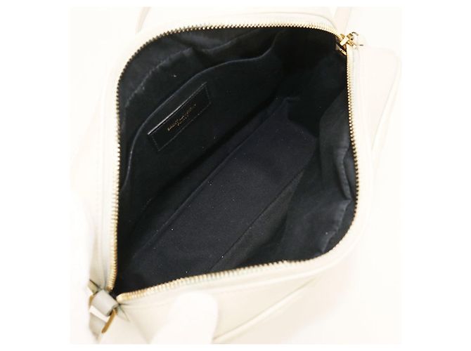 Borsa a tracolla Saint Laurent Bianco - vista 3