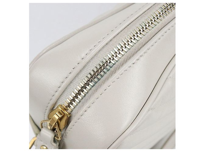 Borsa a tracolla Saint Laurent Bianco - vista 5