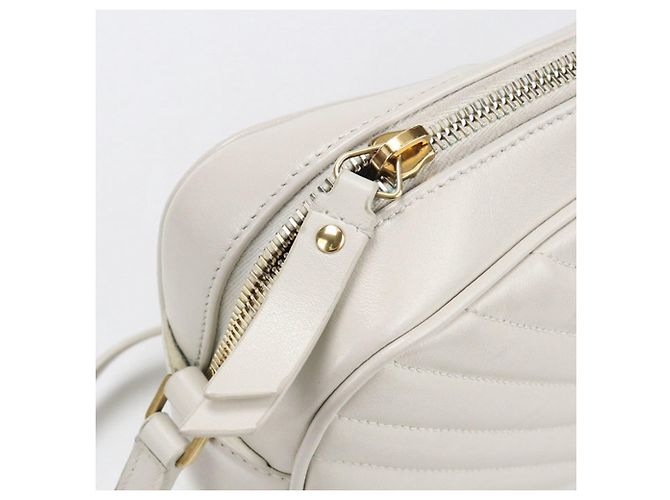 Borsa a tracolla Saint Laurent Bianco - vista 6