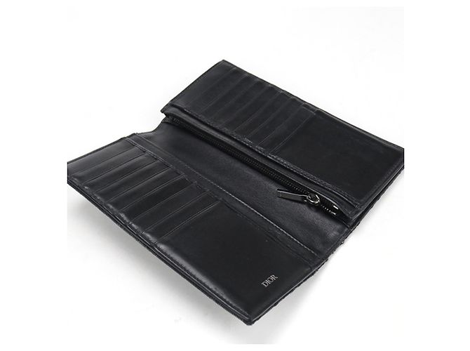 Christian Dior Bi-fold Long Wallet Black - view 3