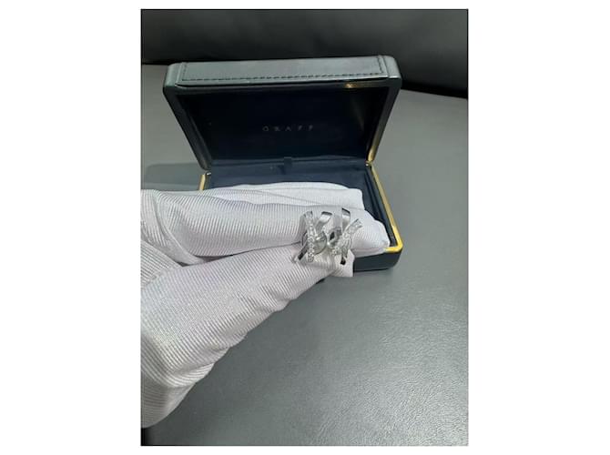Orecchini Graff Kiss in diamante Argento - vista 4