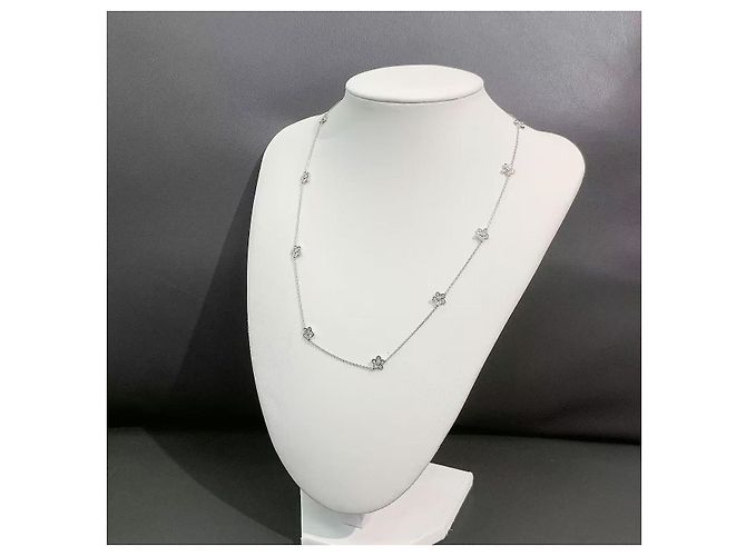 Collana Graff Wild Flower in diamante Argento - vista 5