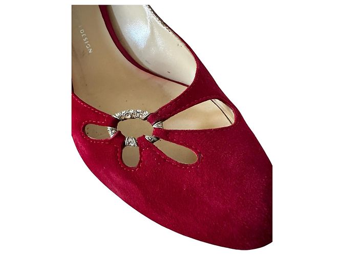 Giuseppe Zanotti ZAnotti red suede décolleté Rosso - vista 7