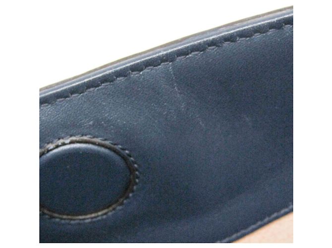 Borsa a spalla in pelle blu Guccissima di Gucci - vista 16