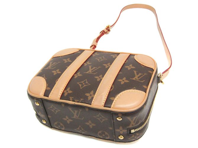 Borsa Louis Vuitton Monogram Valisette BB M44804 Marrone - Ansicht 2