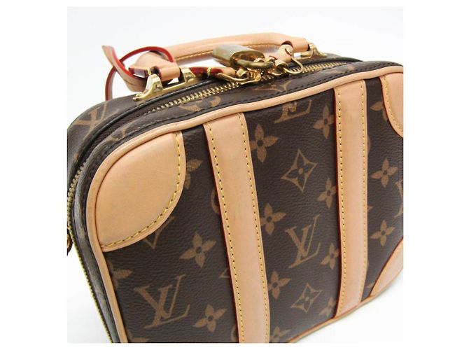 Borsa Louis Vuitton Monogram Valisette BB M44804 Marrone - Ansicht 7