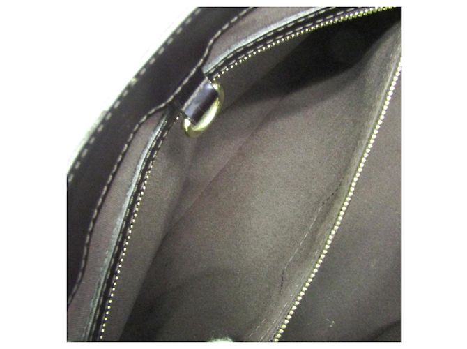 Borsa Louis Vuitton Monogram Vernis Wilshire PM Bordò - vista 17