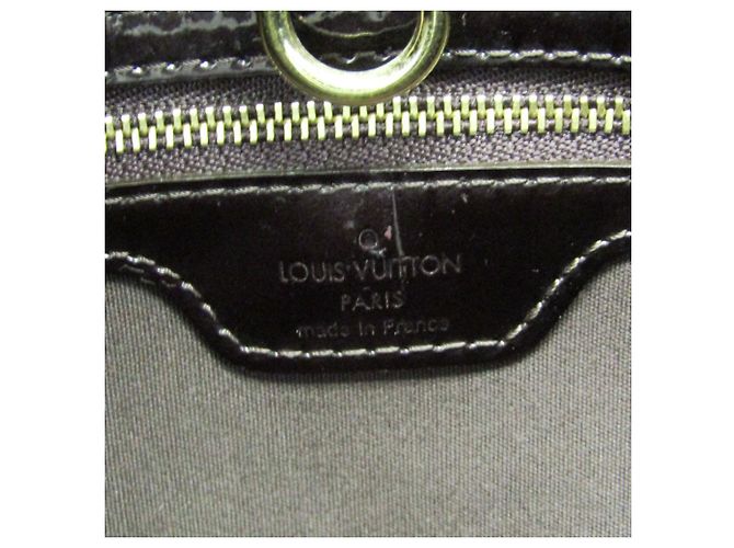 Borsa Louis Vuitton Monogram Vernis Wilshire PM Bordò - vista 19