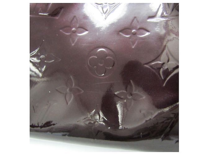 Borsa Louis Vuitton Monogram Vernis Wilshire PM Bordò - vista 6