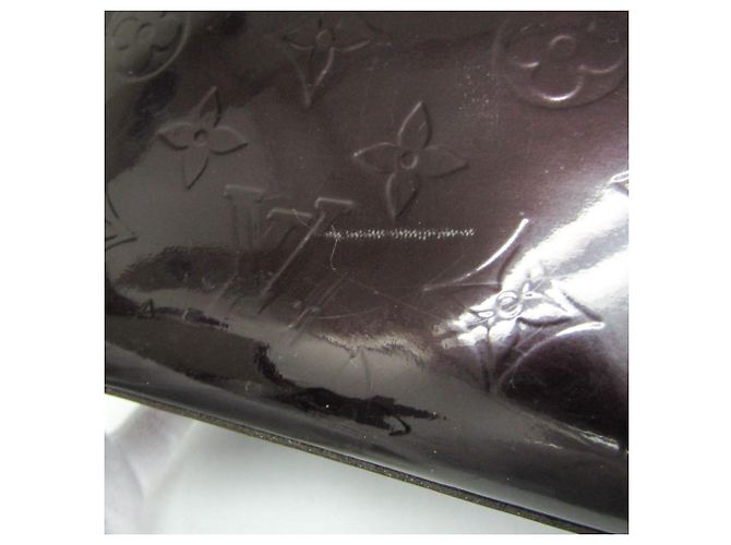 Borsa Louis Vuitton Monogram Vernis Wilshire PM Bordò - vista 9