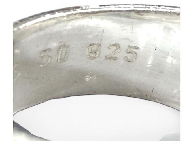 Ring Anello Vintage Messico Hermès Argento D'oro - vista 7