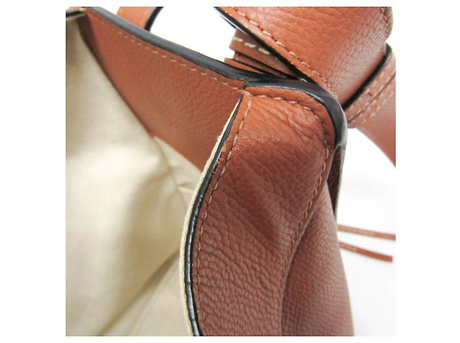 Borsa in pelle Loewe Hammock Small per donne Marrone - vista 11