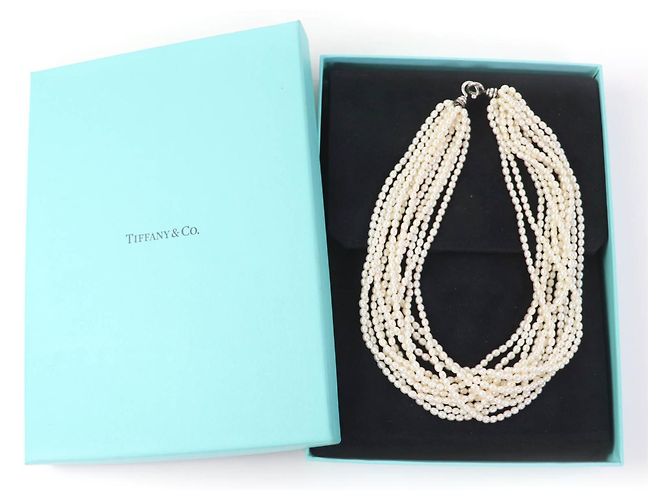 Tiffany & Co Collana Torsade Tiffany Argento Bianco - vista 2