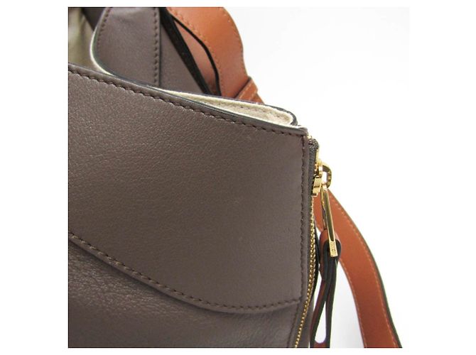 Borsa a mano Loewe Hammock Small per donne Marrone Viola scuro Cammello - vista 13