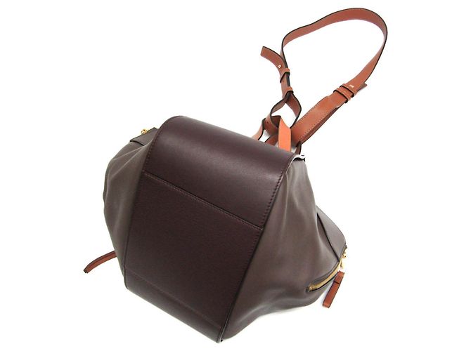 Borsa a mano Loewe Hammock Small per donne Marrone Viola scuro Cammello - vista 3