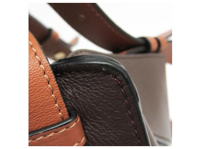 Borsa a mano Loewe Hammock Small per donne Marrone Viola scuro Cammello - vista 8
