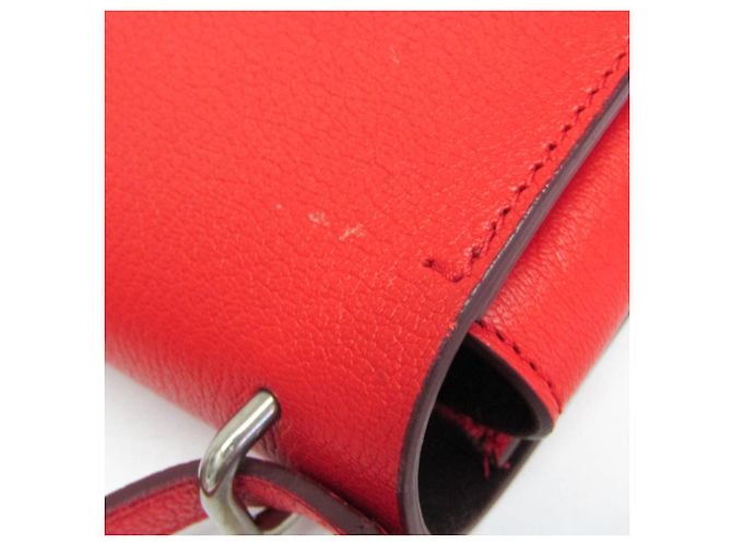 Borsa a spalla in pelle da donna D-ring di Burberry Rosso - vista 5