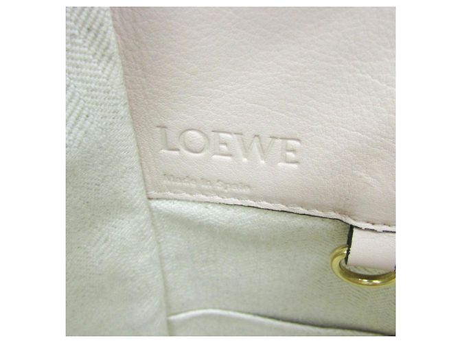 Borsa a mano in pelle Hammock Small di Loewe Rosa Beige - vista 18