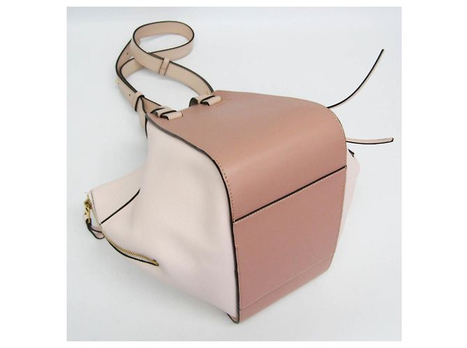 Borsa a mano in pelle Hammock Small di Loewe Rosa Beige - vista 6