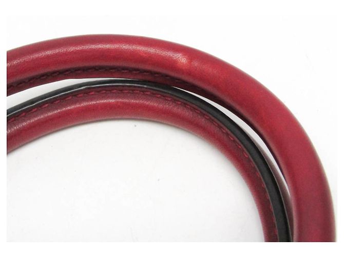 Gucci MicroGuccissima rote Lederhandtasche - Ansicht 14