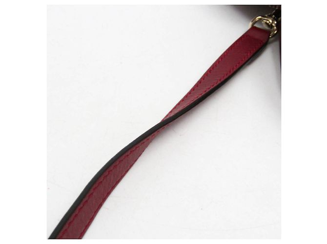 Gucci MicroGuccissima rote Lederhandtasche - Ansicht 15