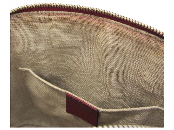 Gucci MicroGuccissima rote Lederhandtasche - Ansicht 16